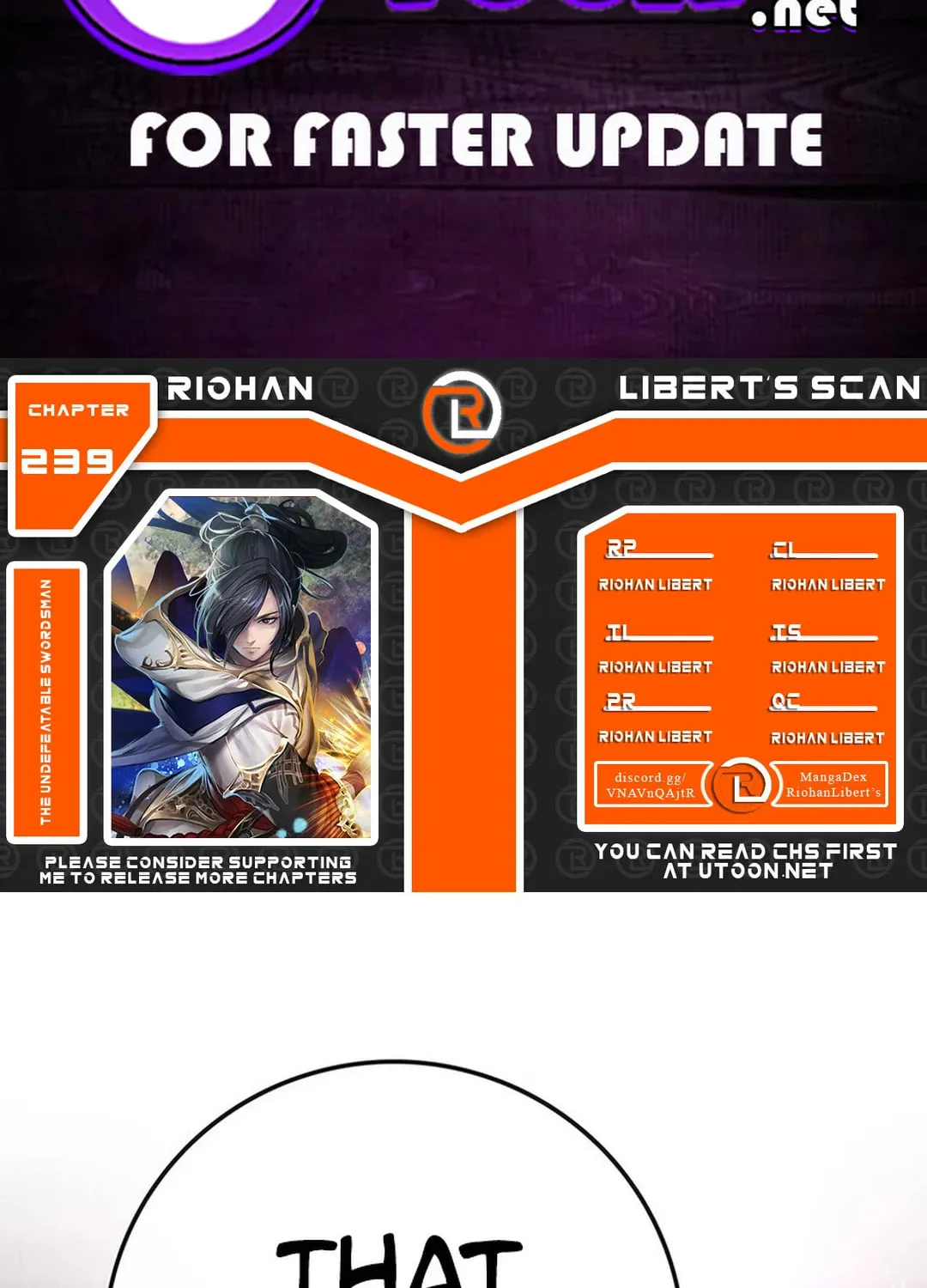 The Undefeatable Swordsman Chapter 239 page 2 - 