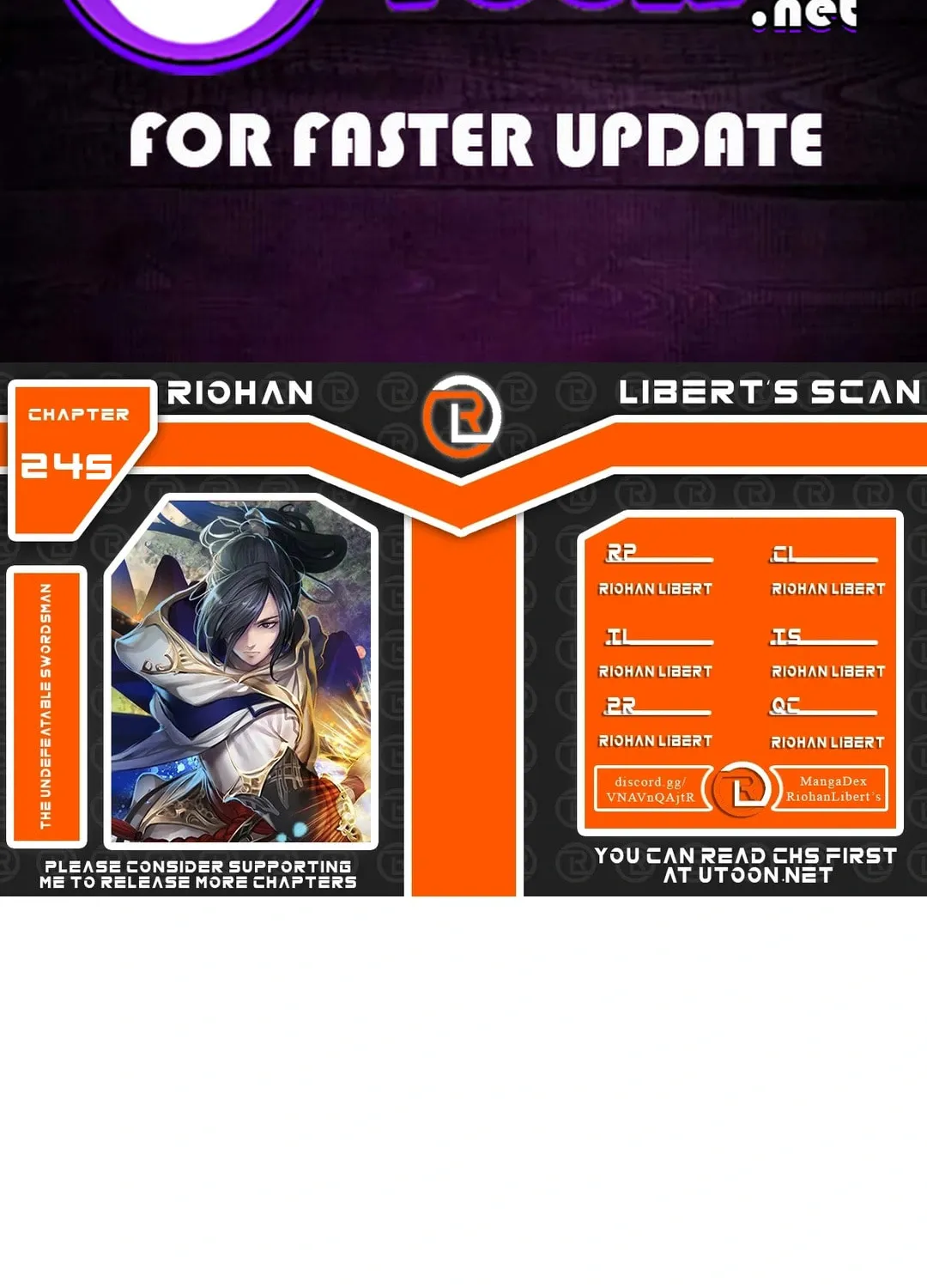 The Undefeatable Swordsman Chapter 245 page 2 - 