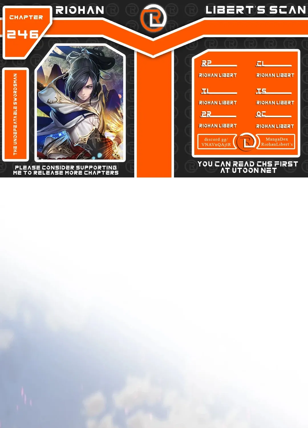 The Undefeatable Swordsman Chapter 246 page 1 - 
