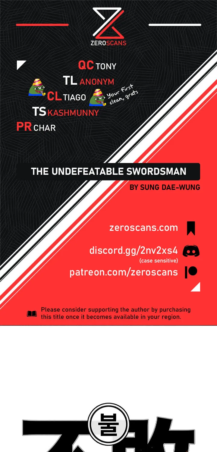 The Undefeatable Swordsman Chapter 47 page 1 - 