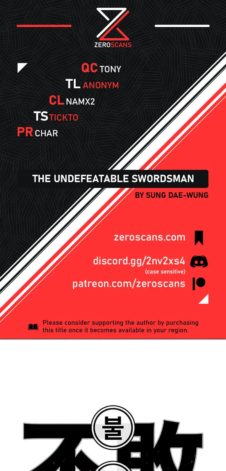 The Undefeatable Swordsman Chapter 50 page 1 - 