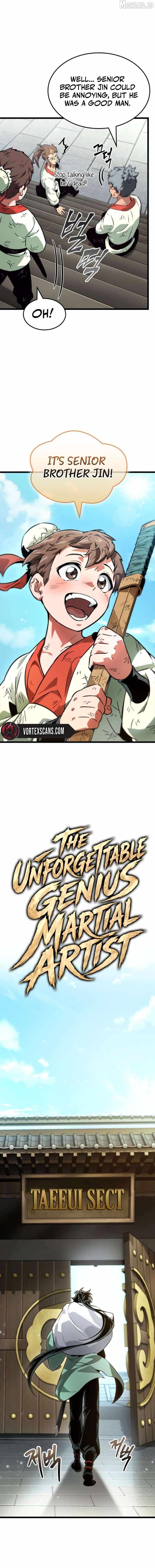 The Unforgettable Genius Martial Artist Chapter 6 page 3 - 