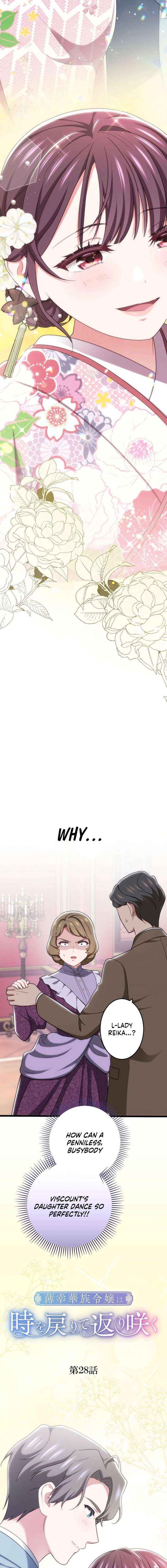 The Unfortunate Aristocratic Lady Turns Back Time and Rises Again Chapter 28 page 3 - 