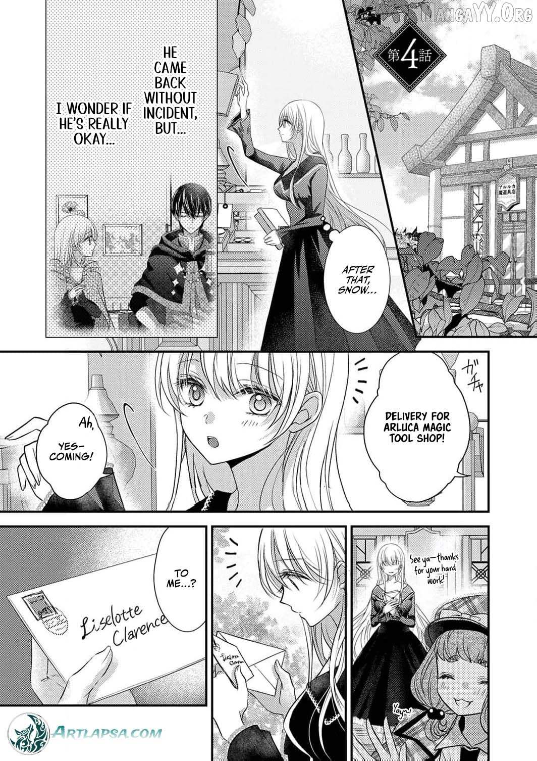 The Unfortunate Noblewoman Doesn’t Notice the Elite Magician’s Too-Heavy Love Chapter 4 page 6 - 