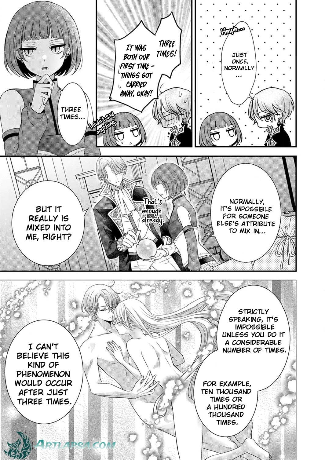 The Unfortunate Noblewoman Doesn’t Notice the Elite Magician’s Too-Heavy Love Chapter 8 page 22 - 