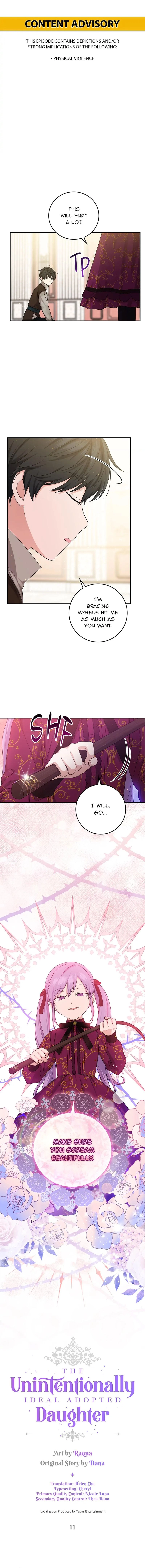 The Unintentionally Ideal Adopted Daughter Chapter 11 page 1 - 