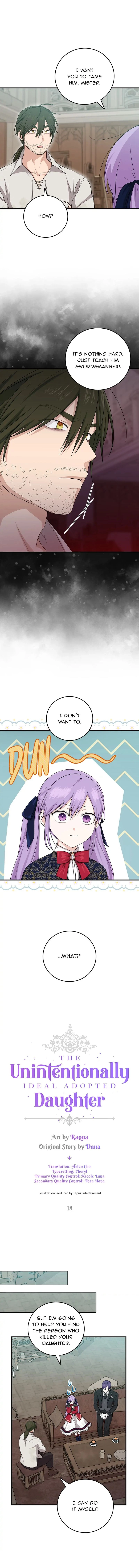 The Unintentionally Ideal Adopted Daughter Chapter 18 page 1 - 