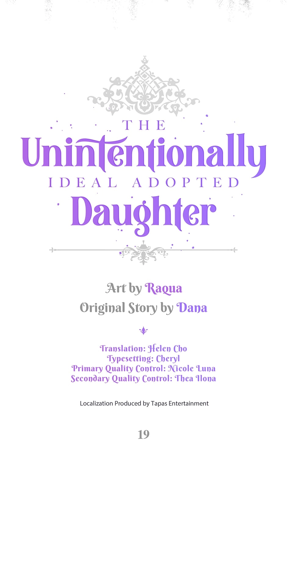 The Unintentionally Ideal Adopted Daughter Chapter 19 page 6 - 
