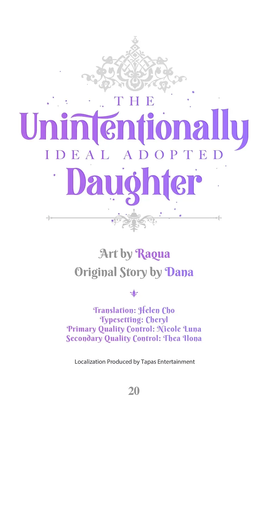 The Unintentionally Ideal Adopted Daughter Chapter 20 page 7 - 