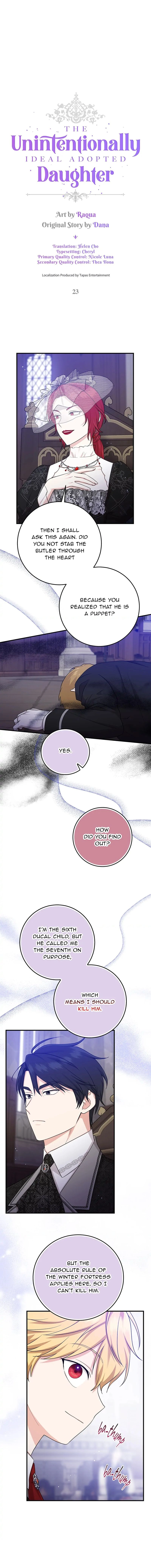 The Unintentionally Ideal Adopted Daughter Chapter 23 page 1 - 