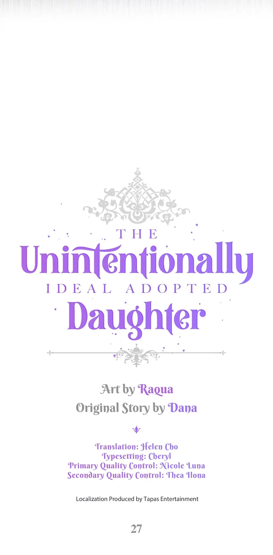 The Unintentionally Ideal Adopted Daughter Chapter 27 page 5 - 