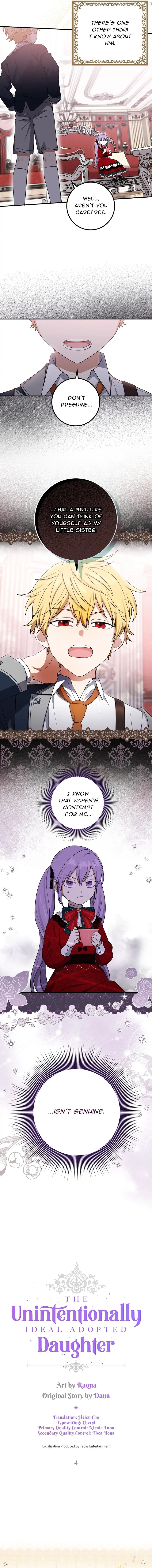 The Unintentionally Ideal Adopted Daughter Chapter 4 page 3 - 