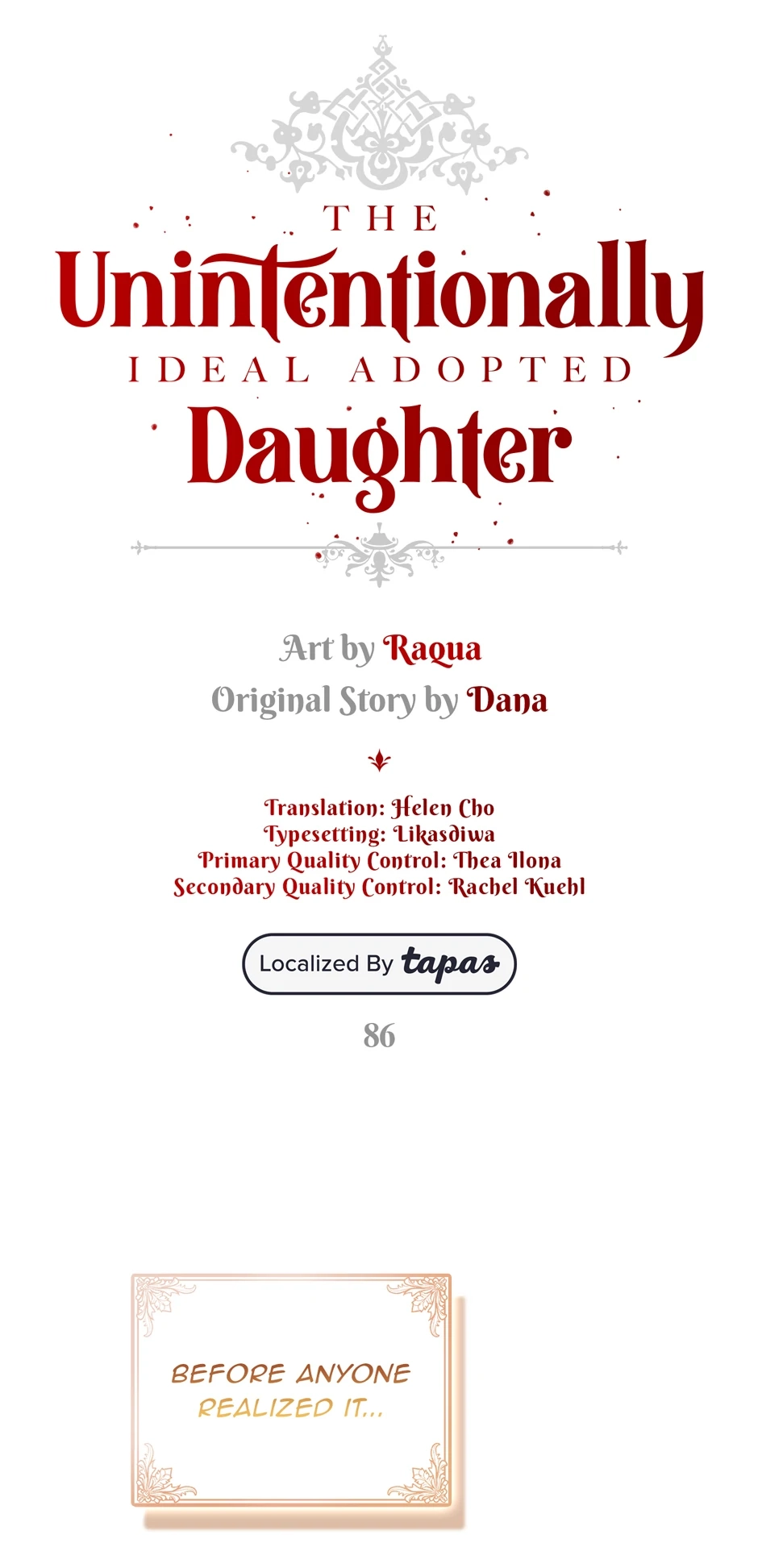 The Unintentionally Ideal Adopted Daughter Chapter 86 page 62 - 