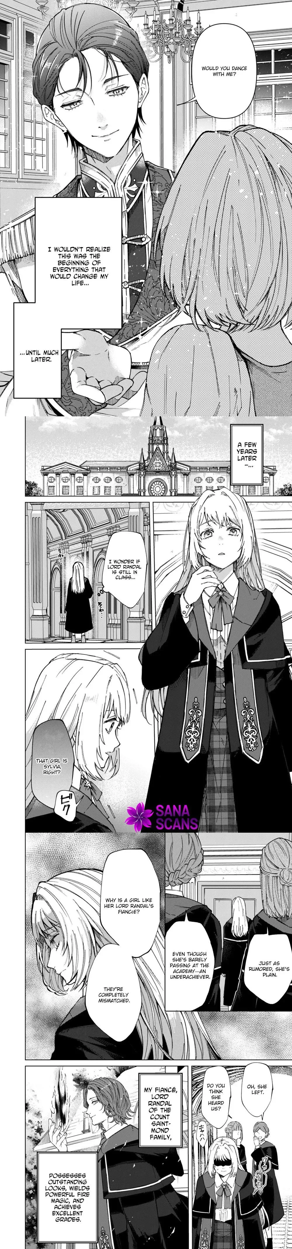 The Unlucky Noble Daughter Got a Bright Future Because of the Light Wizard. A Pure Love Flower in Glorious Bloom. Chapter 1 page 2 - 