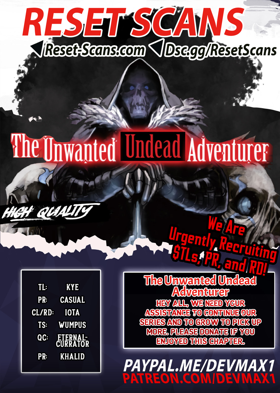 The Unwanted Undead Adventurer Chapter 40.2 page 1 - 