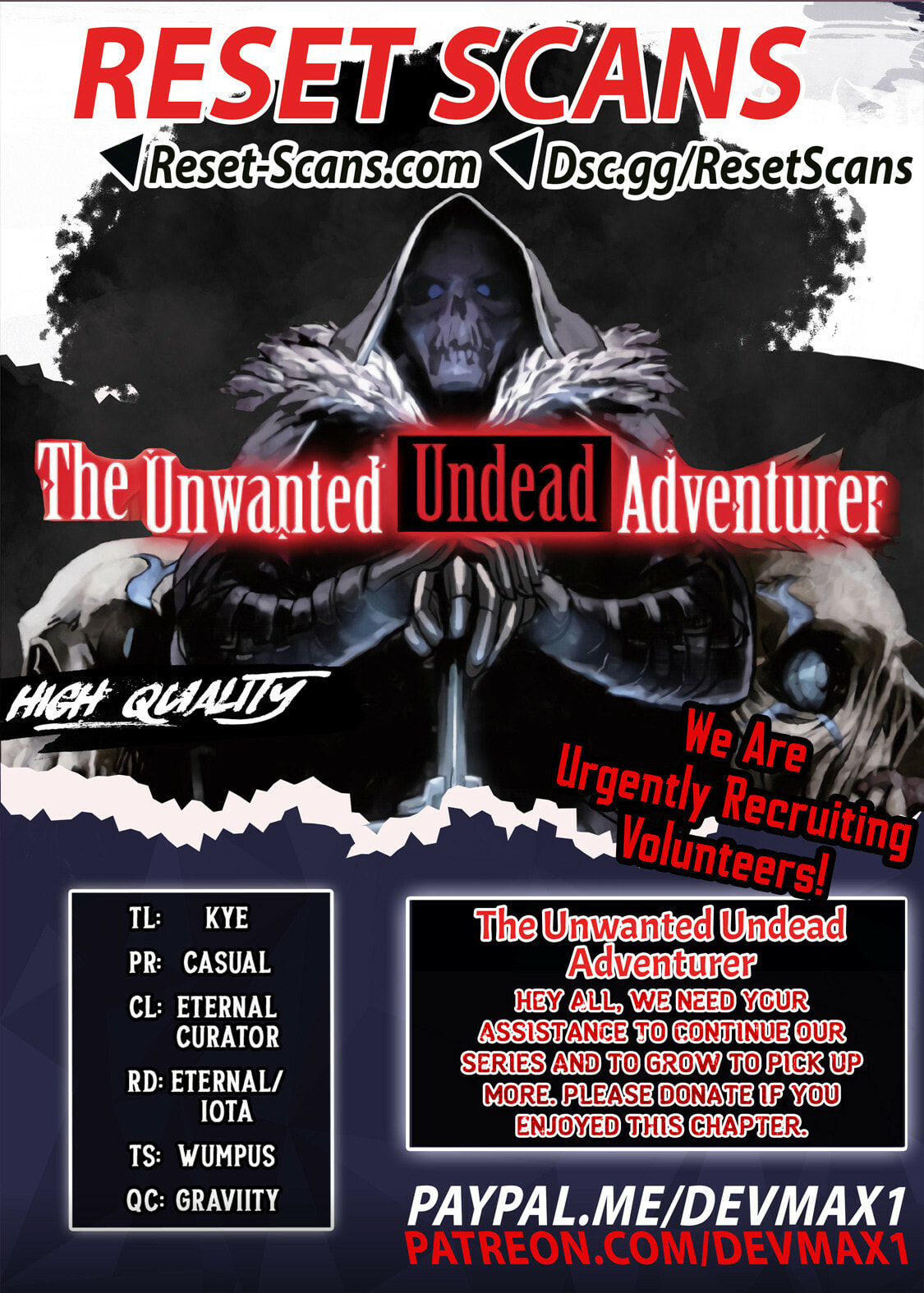 The Unwanted Undead Adventurer Chapter 40.3 page 1 - 