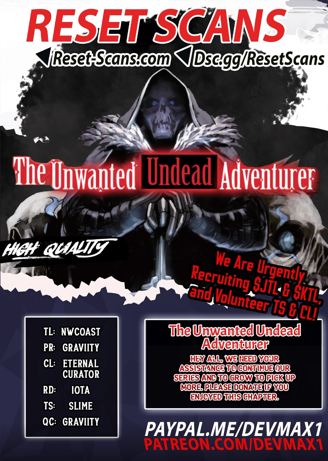The Unwanted Undead Adventurer Chapter 41.1 page 1 - 