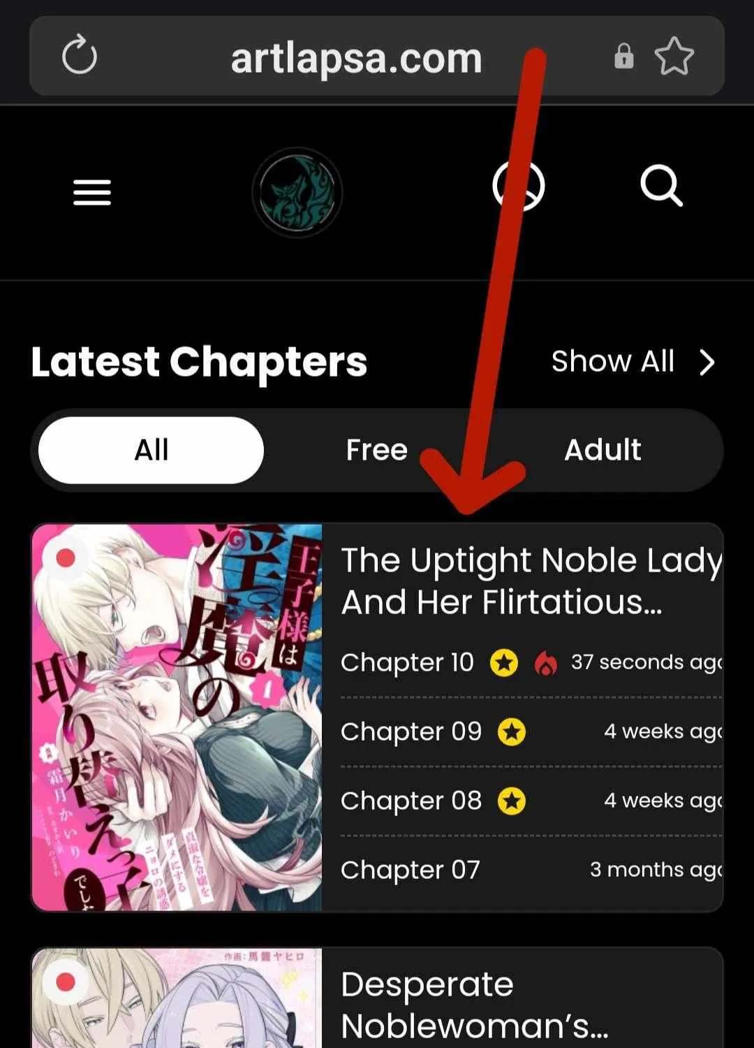 The Uptight Noble Lady and Her Flirtatious Prince Chapter 3 page 1 - 