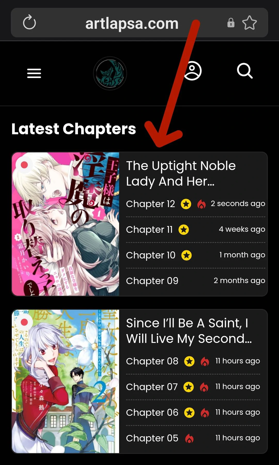 The Uptight Noble Lady and Her Flirtatious Prince Chapter 5 page 1 - 
