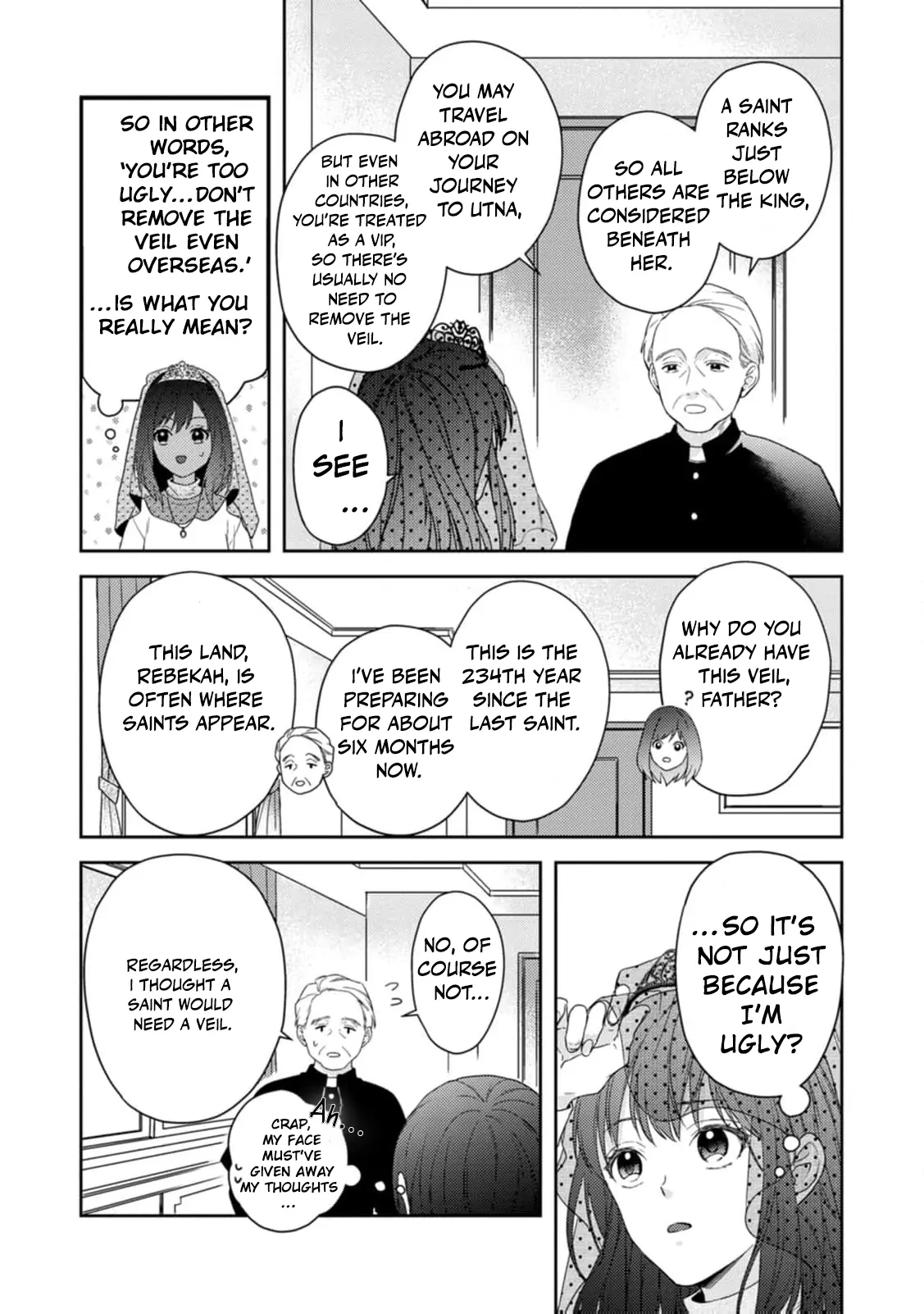 The Veiled Saint: Misjudged and Loved by a Knight Chapter 1 page 18 - 