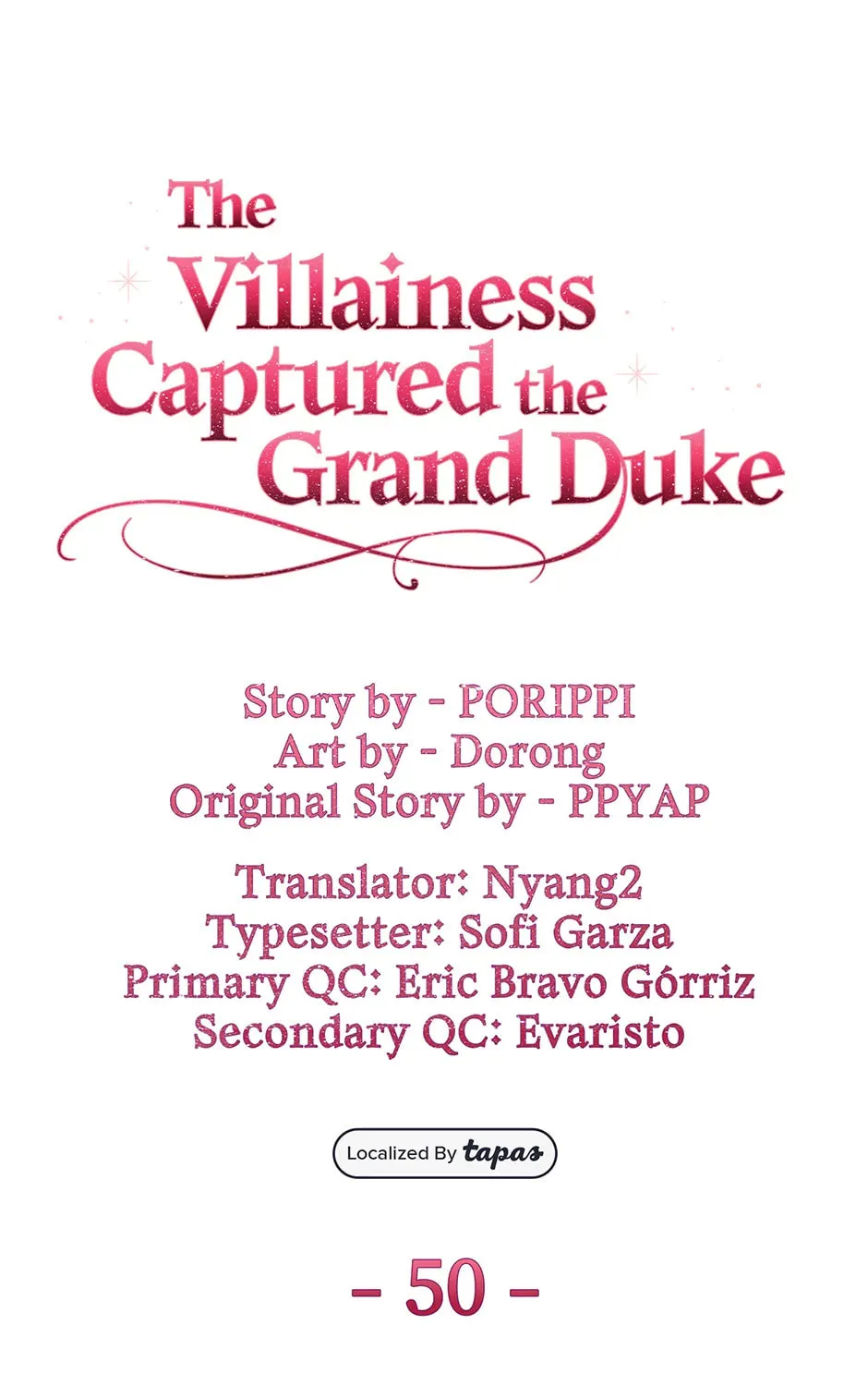 The Villainess Captured the Grand Duke Chapter 50 page 1 - 