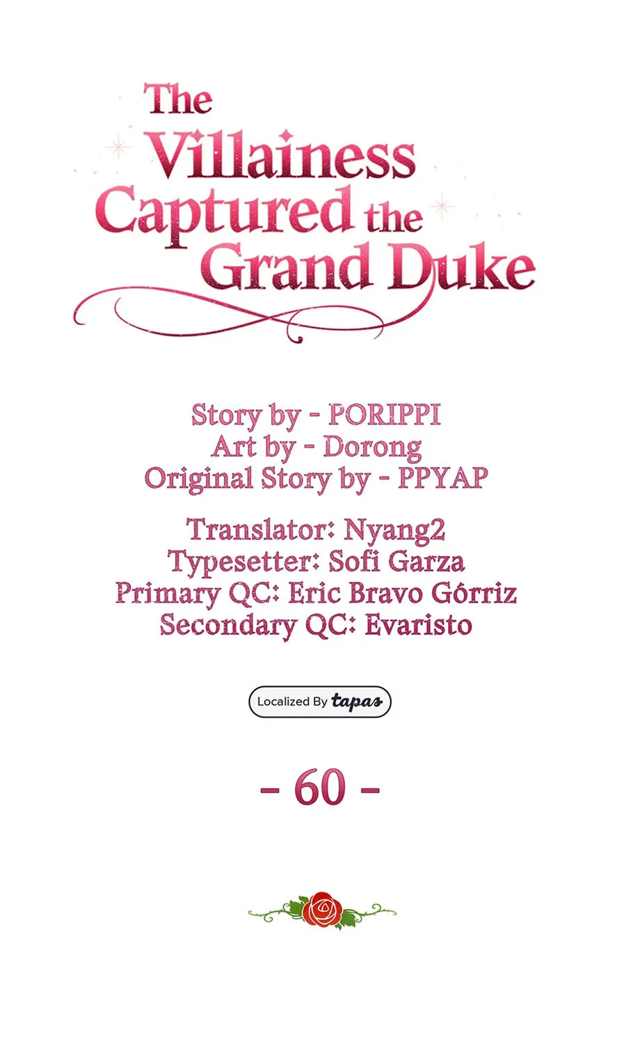 The Villainess Captured the Grand Duke Chapter 60 page 1 - 
