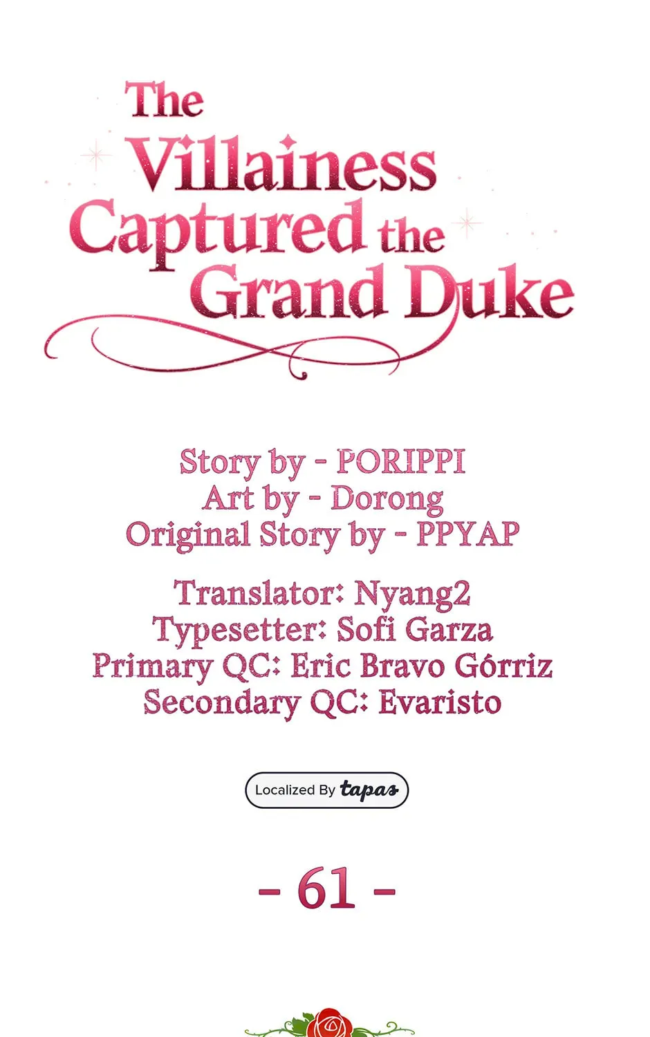 The Villainess Captured the Grand Duke Chapter 61 page 1 - 