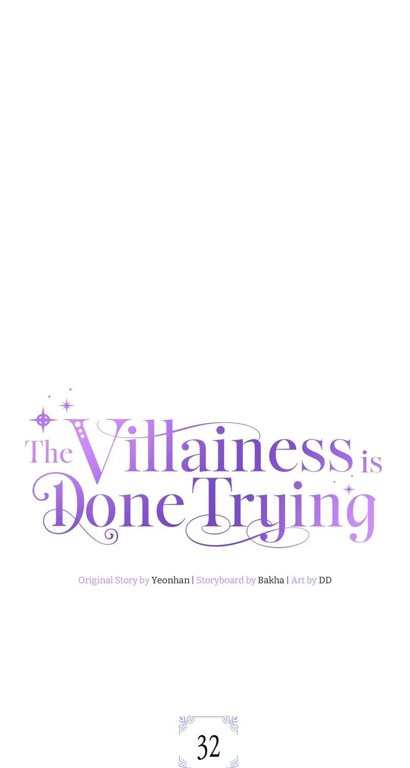 The Villainess Is Done Trying Chapter 32 page 1 - 