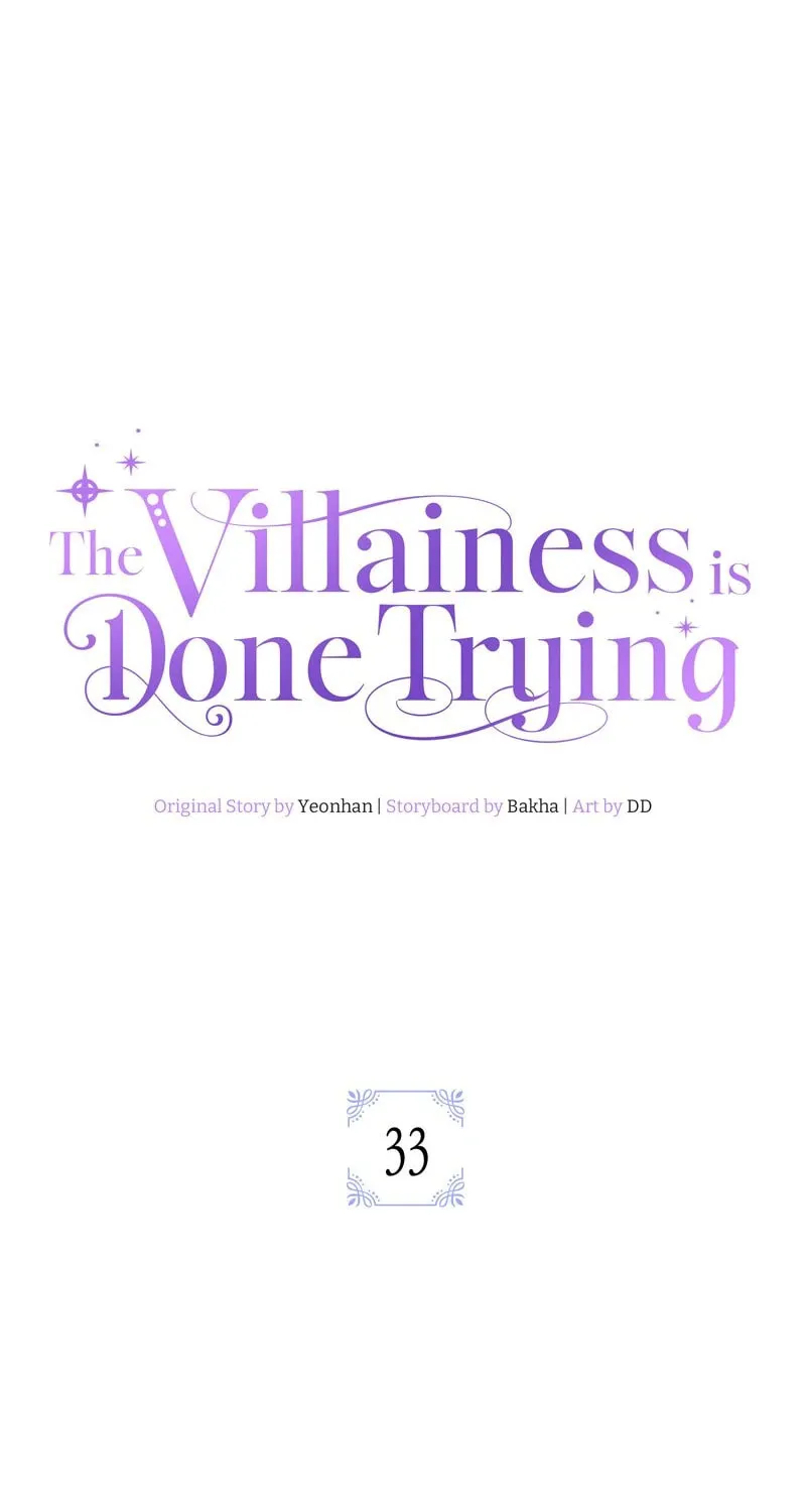 The Villainess Is Done Trying Chapter 33 page 1 - 