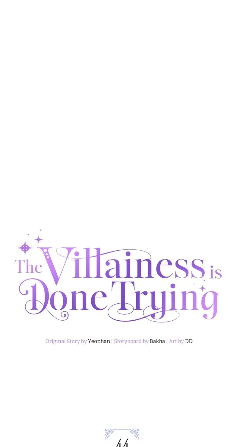 The Villainess Is Done Trying Chapter 44 page 1 - 