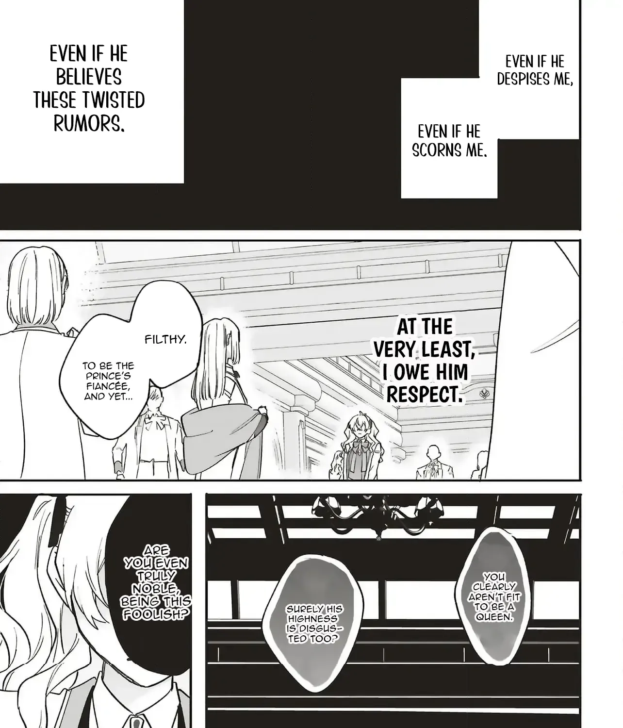 The Villainess is oblivious to the Prince