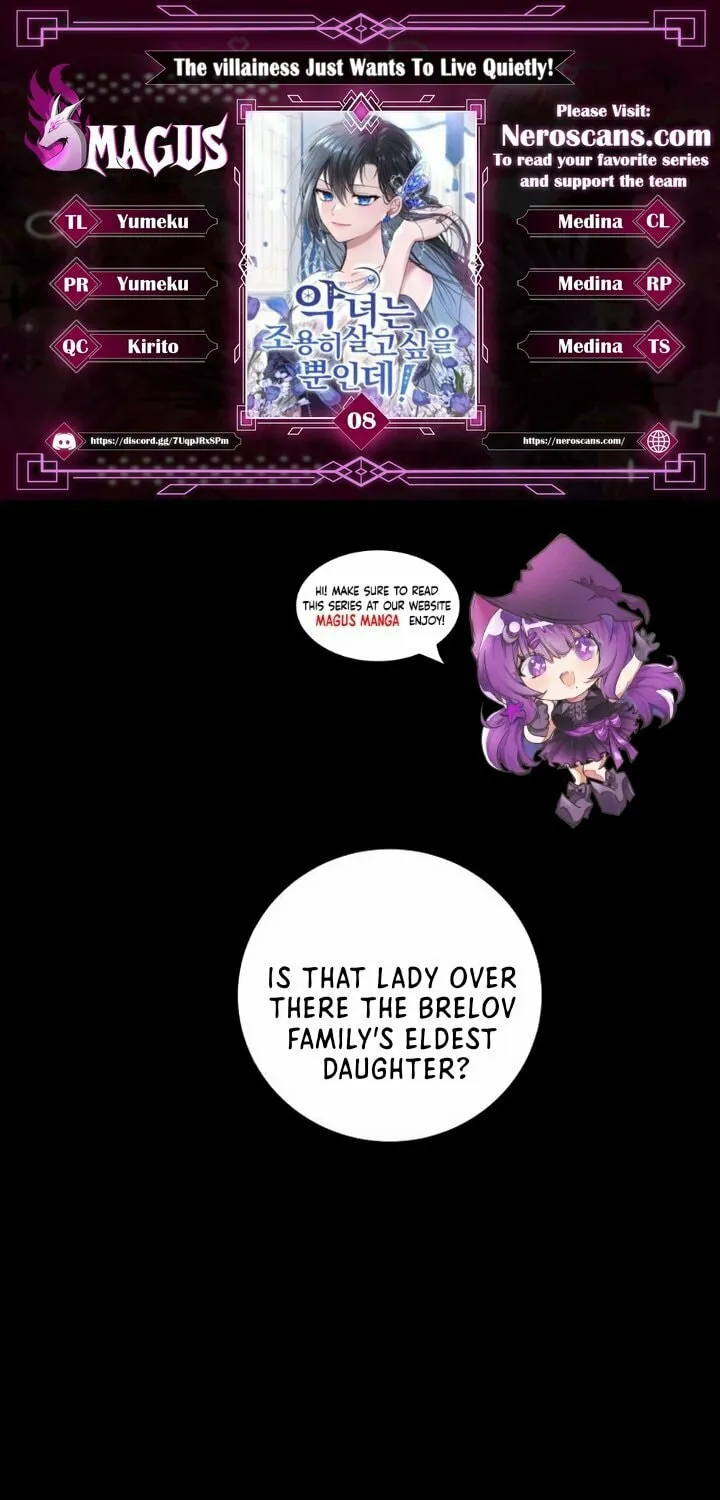 The Villainess Just Wants to Live in Peace! Chapter 8 page 1 - 