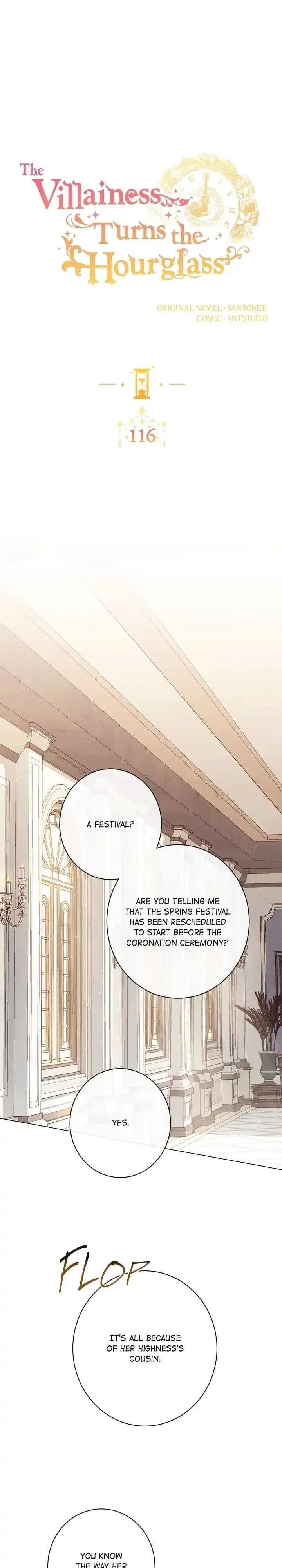 The Villainess Turns the Hourglass Chapter 105.3 page 1 - 
