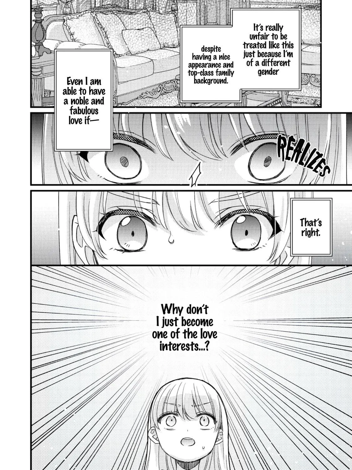 The villainess who is no better than an extra cross-dresses to be a love interest Chapter 1 page 28 - 