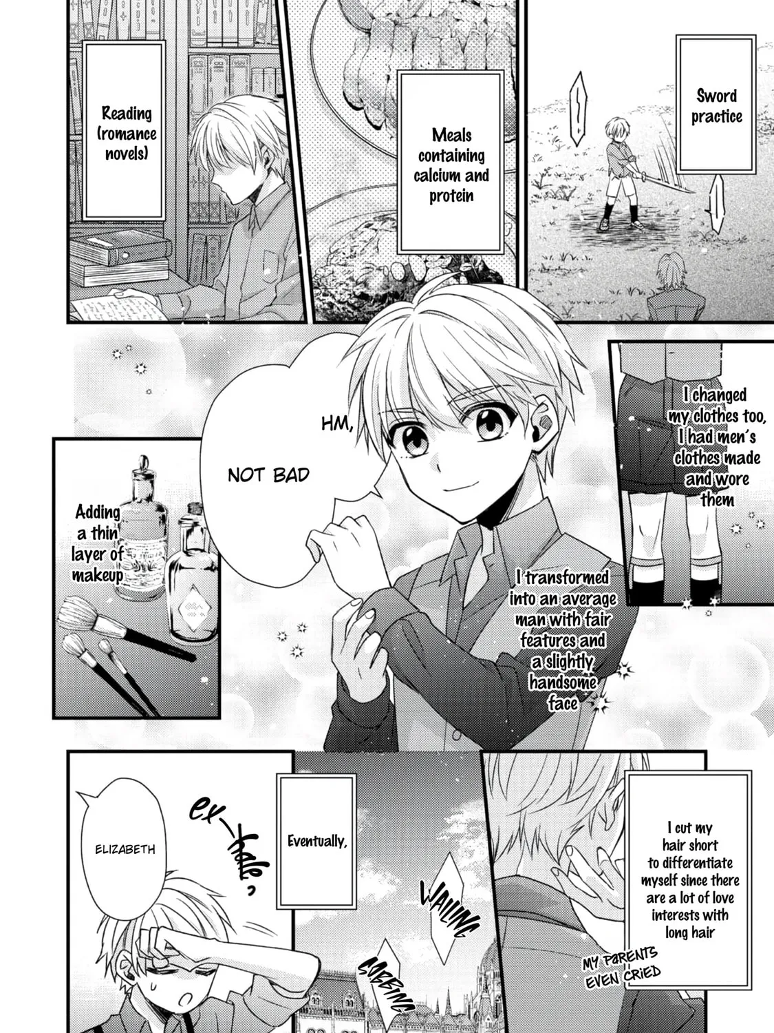The villainess who is no better than an extra cross-dresses to be a love interest Chapter 1 page 36 - 