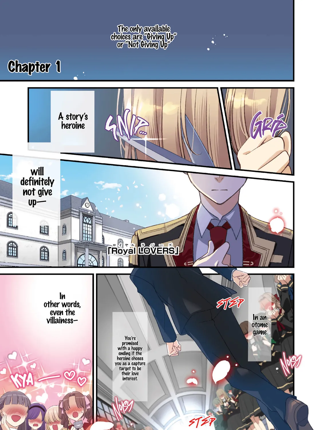 The villainess who is no better than an extra cross-dresses to be a love interest Chapter 1 page 6 - 