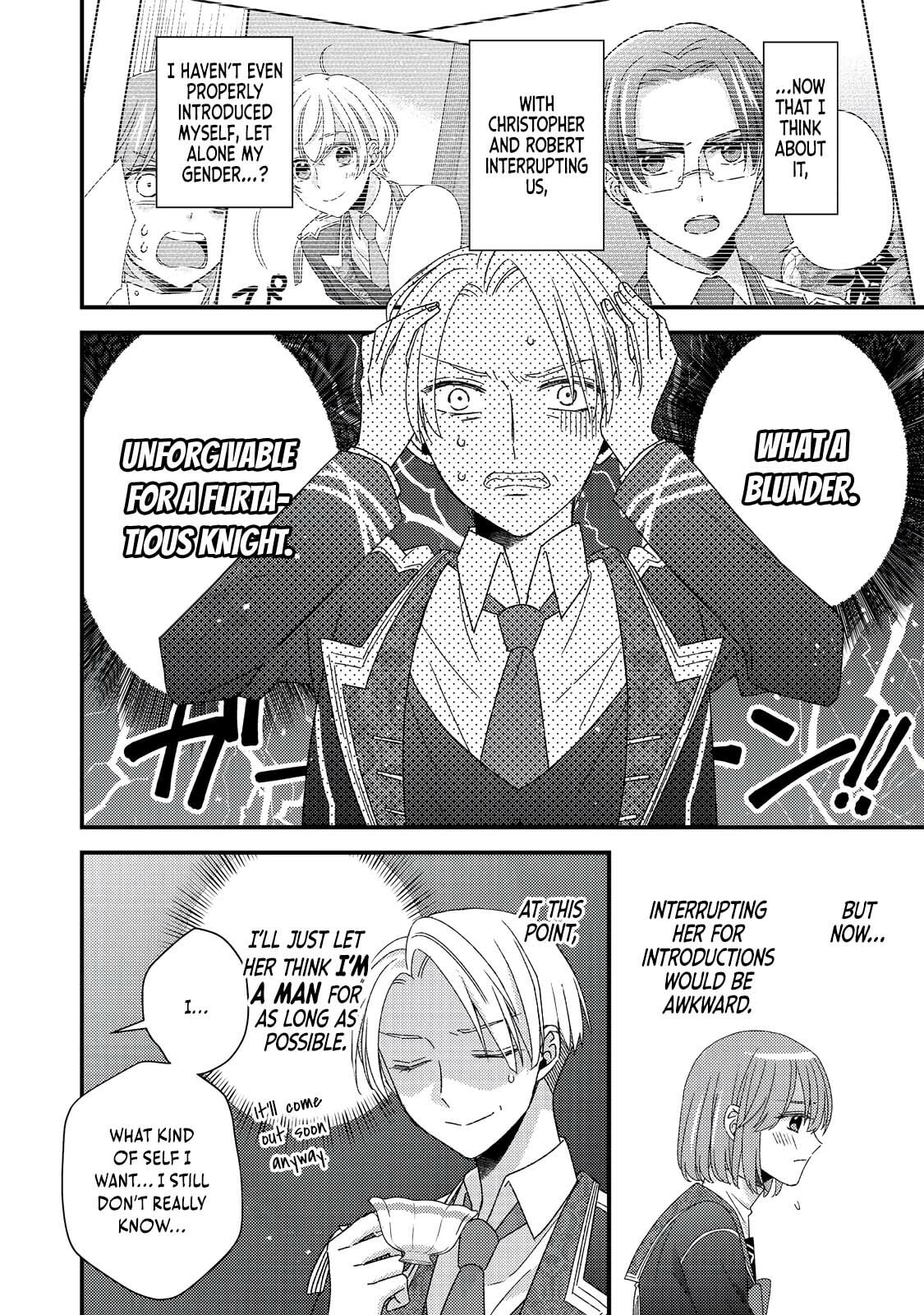 The villainess who is no better than an extra cross-dresses to be a love interest Chapter 11.1 page 17 - 