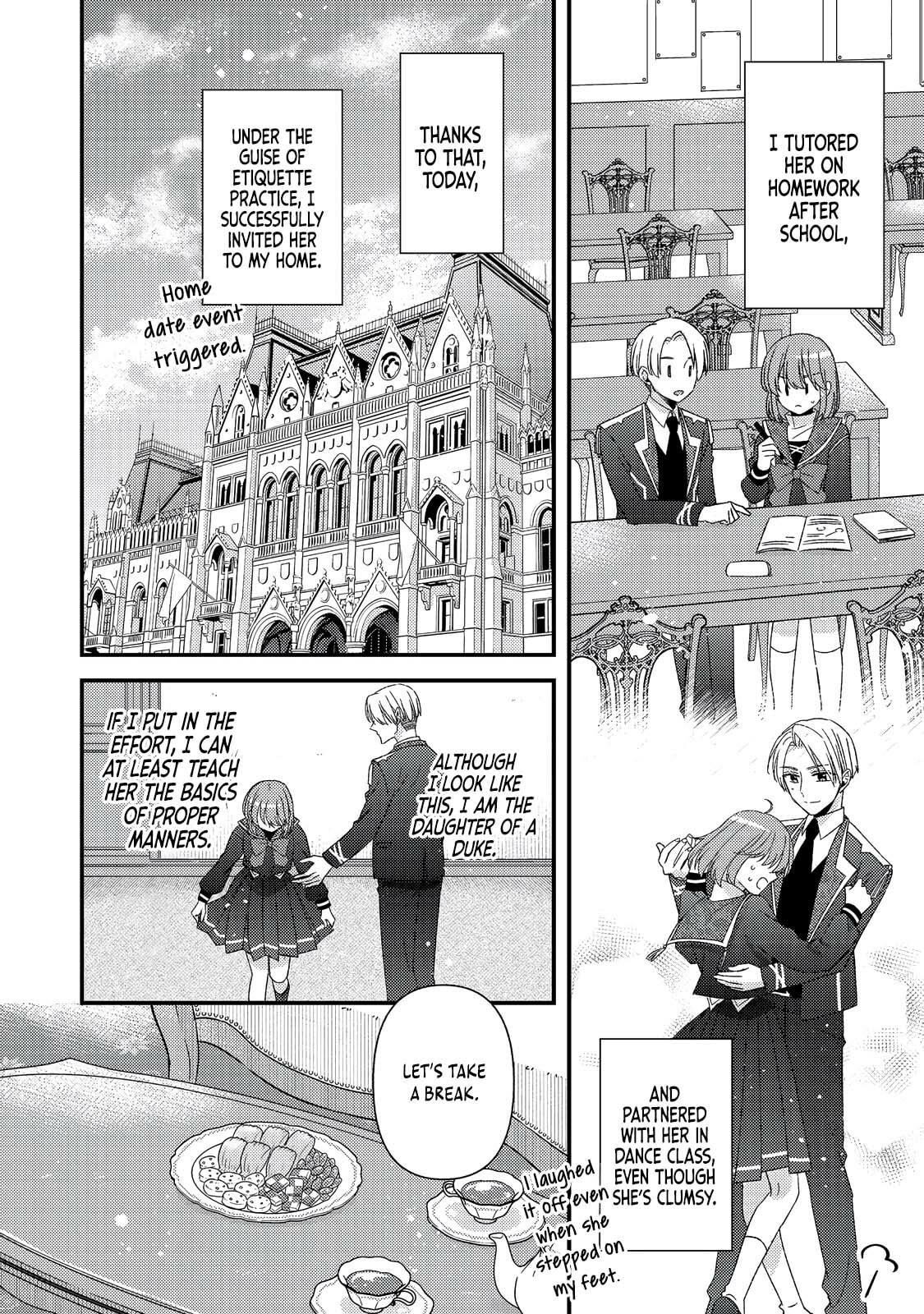 The villainess who is no better than an extra cross-dresses to be a love interest Chapter 11.1 page 3 - 
