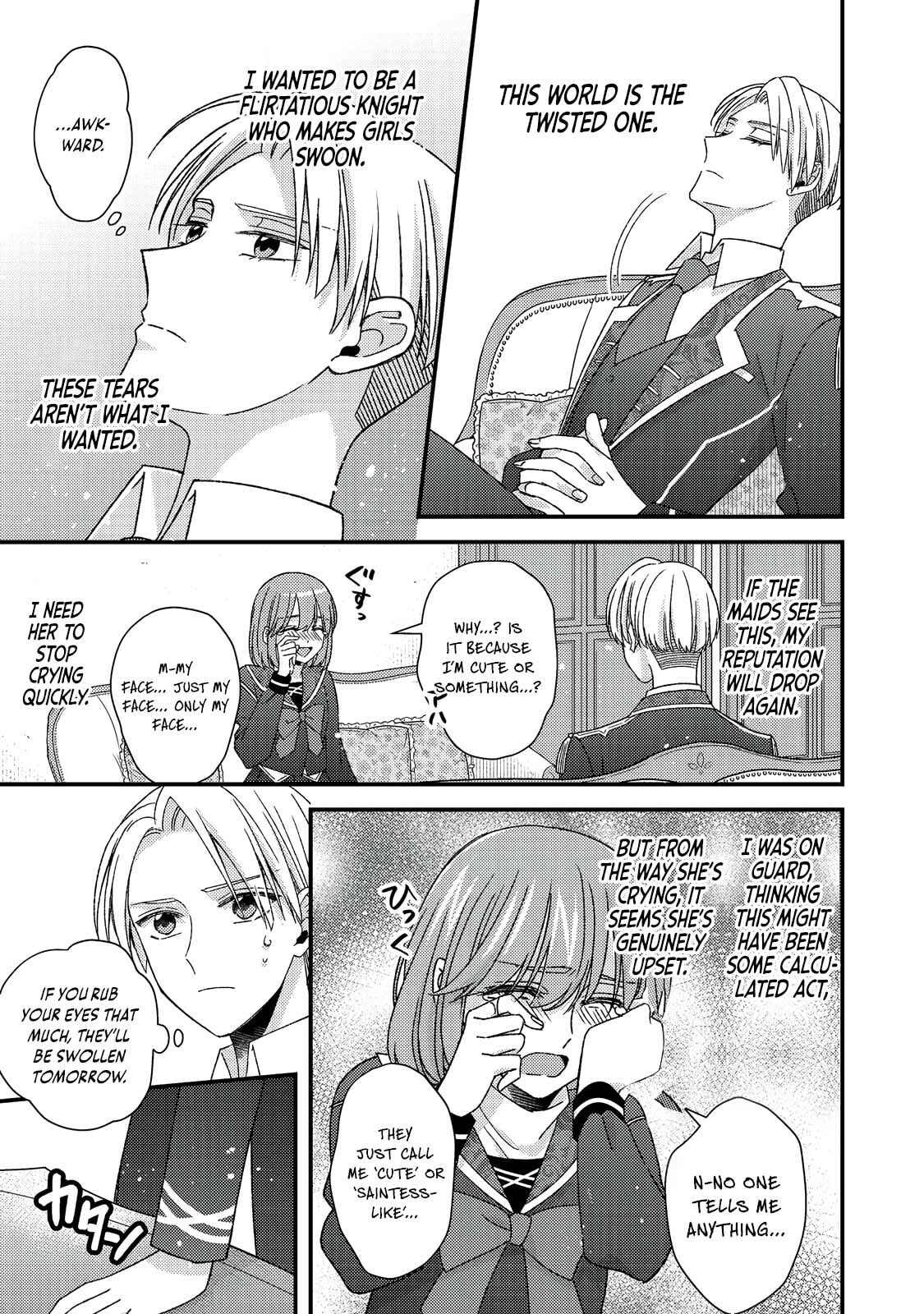 The villainess who is no better than an extra cross-dresses to be a love interest Chapter 11.1 page 8 - 
