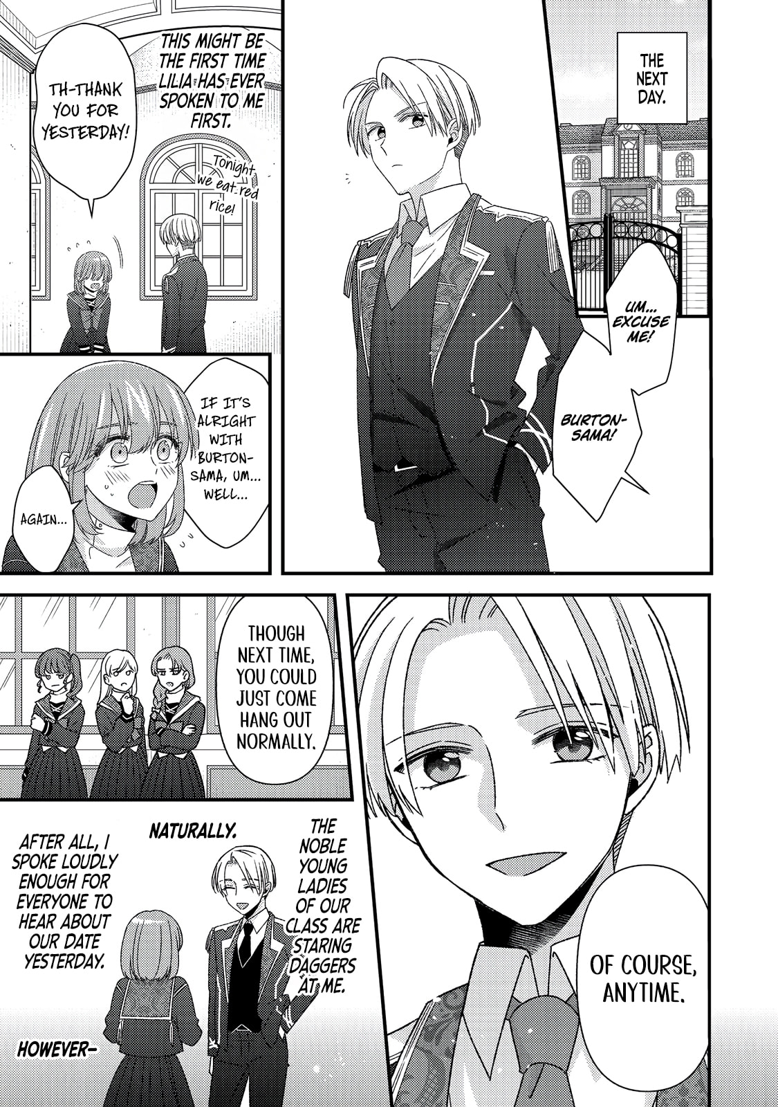 The villainess who is no better than an extra cross-dresses to be a love interest Chapter 11.2 page 3 - 