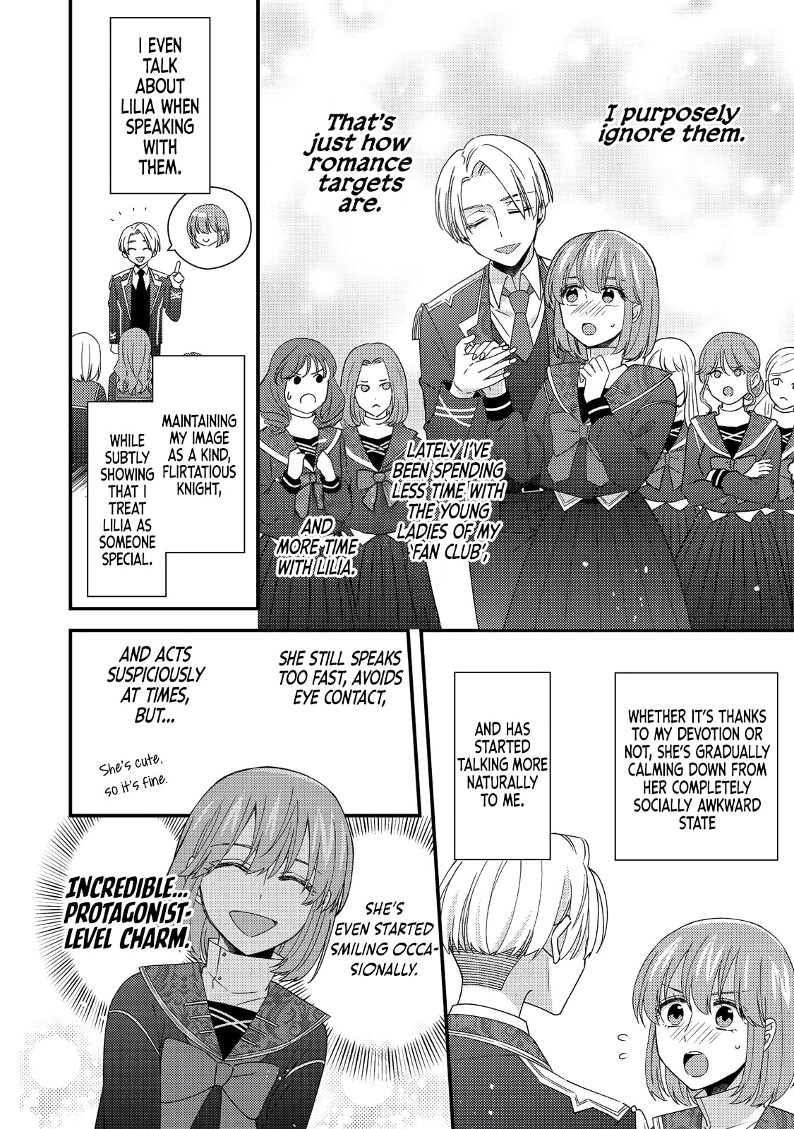 The villainess who is no better than an extra cross-dresses to be a love interest Chapter 11.2 page 4 - 