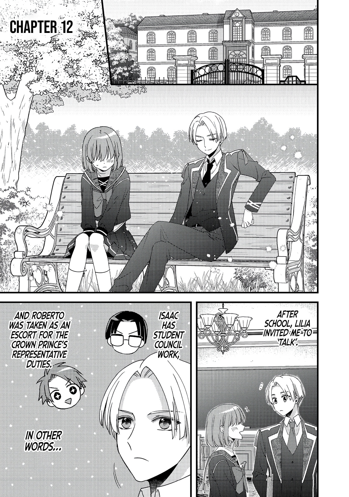 The villainess who is no better than an extra cross-dresses to be a love interest Chapter 12.1 page 2 - 