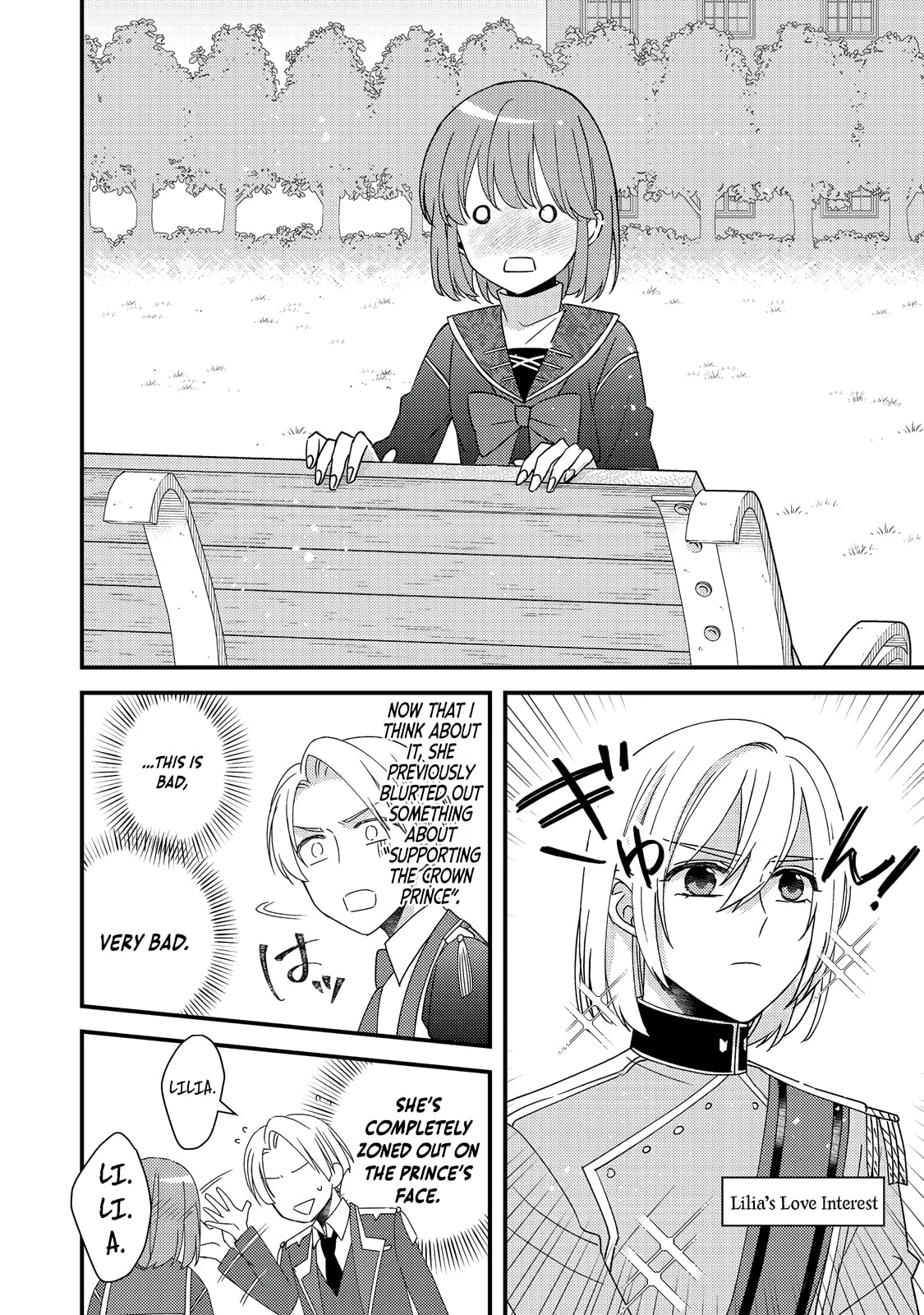 The villainess who is no better than an extra cross-dresses to be a love interest Chapter 12.1 page 17 - 