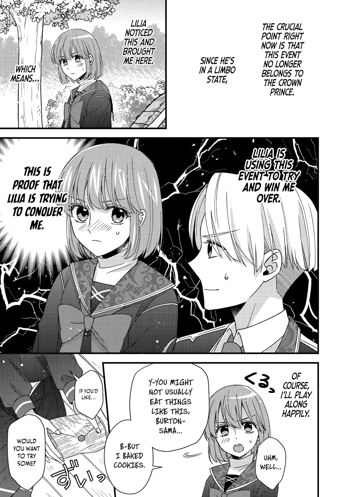 The villainess who is no better than an extra cross-dresses to be a love interest Chapter 12.1 page 4 - 