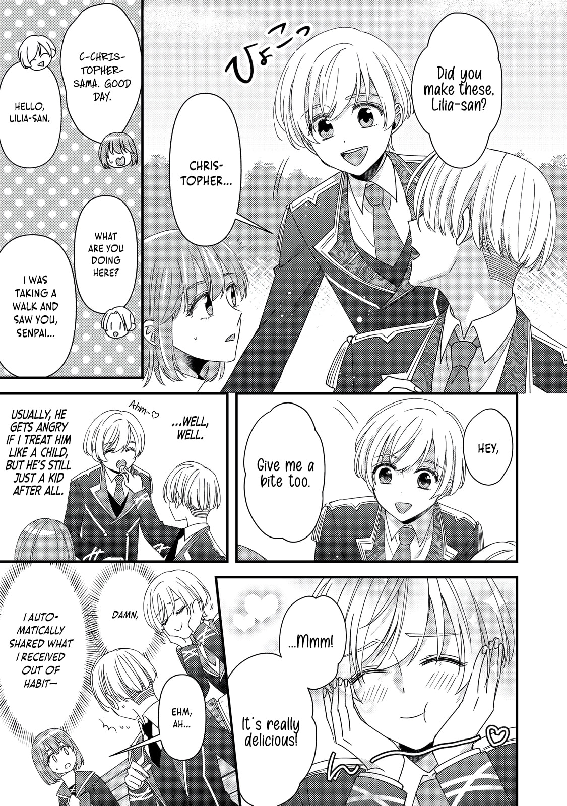 The villainess who is no better than an extra cross-dresses to be a love interest Chapter 12.1 page 8 - 