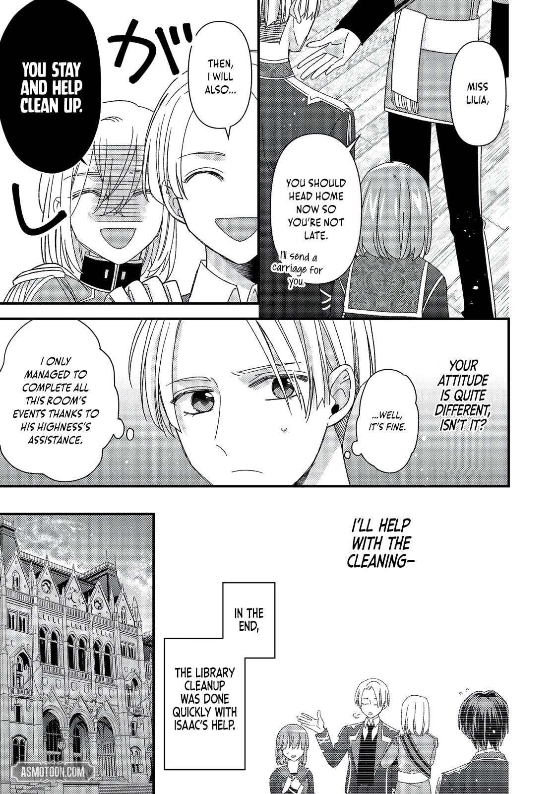The villainess who is no better than an extra cross-dresses to be a love interest Chapter 12.2 page 18 - 