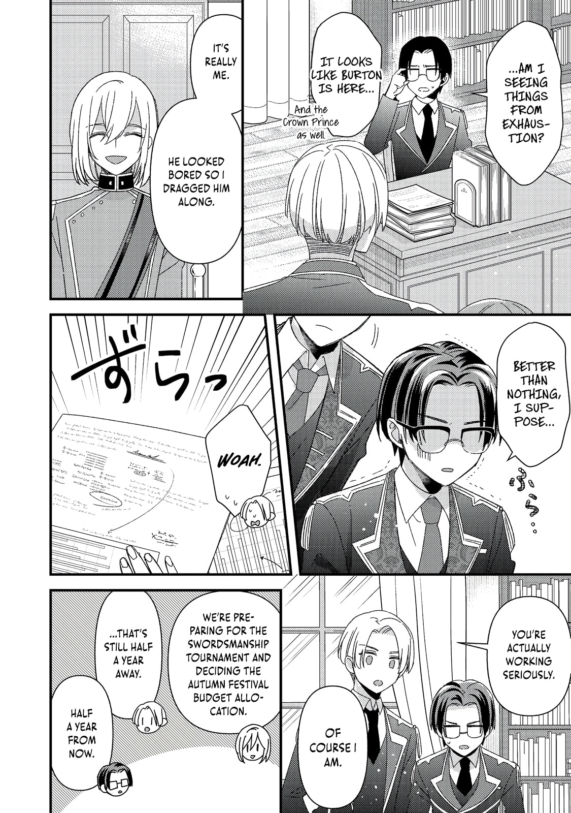 The villainess who is no better than an extra cross-dresses to be a love interest Chapter 12.2 page 8 - 
