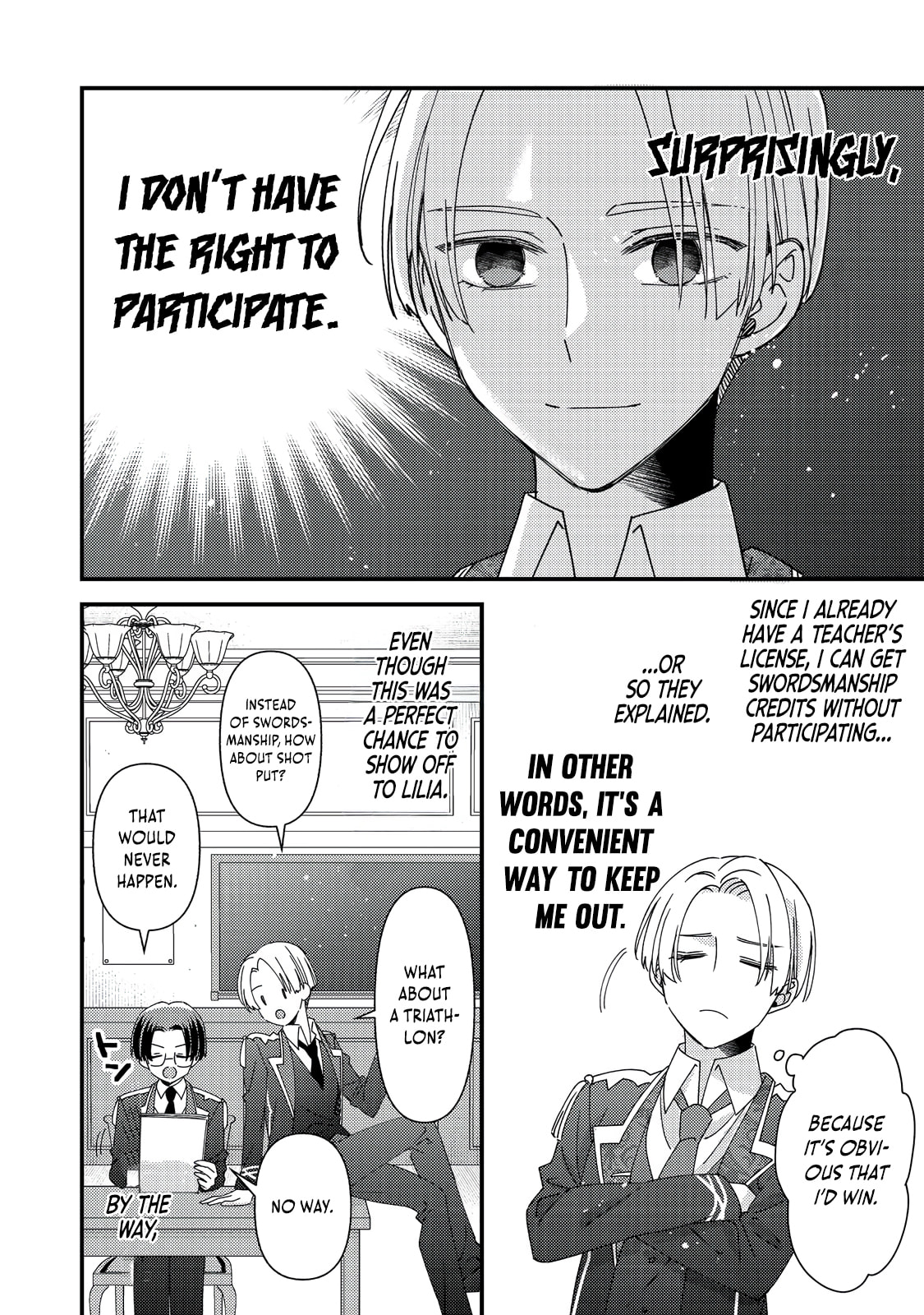 The villainess who is no better than an extra cross-dresses to be a love interest Chapter 13.1 page 3 - 