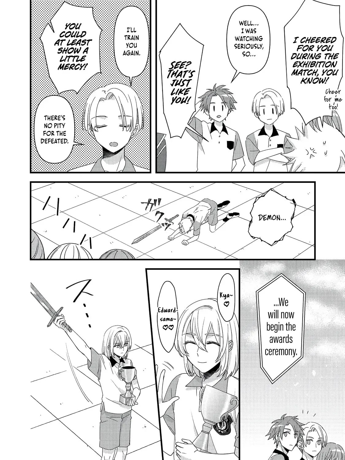 The villainess who is no better than an extra cross-dresses to be a love interest Chapter 13.3 page 2 - 