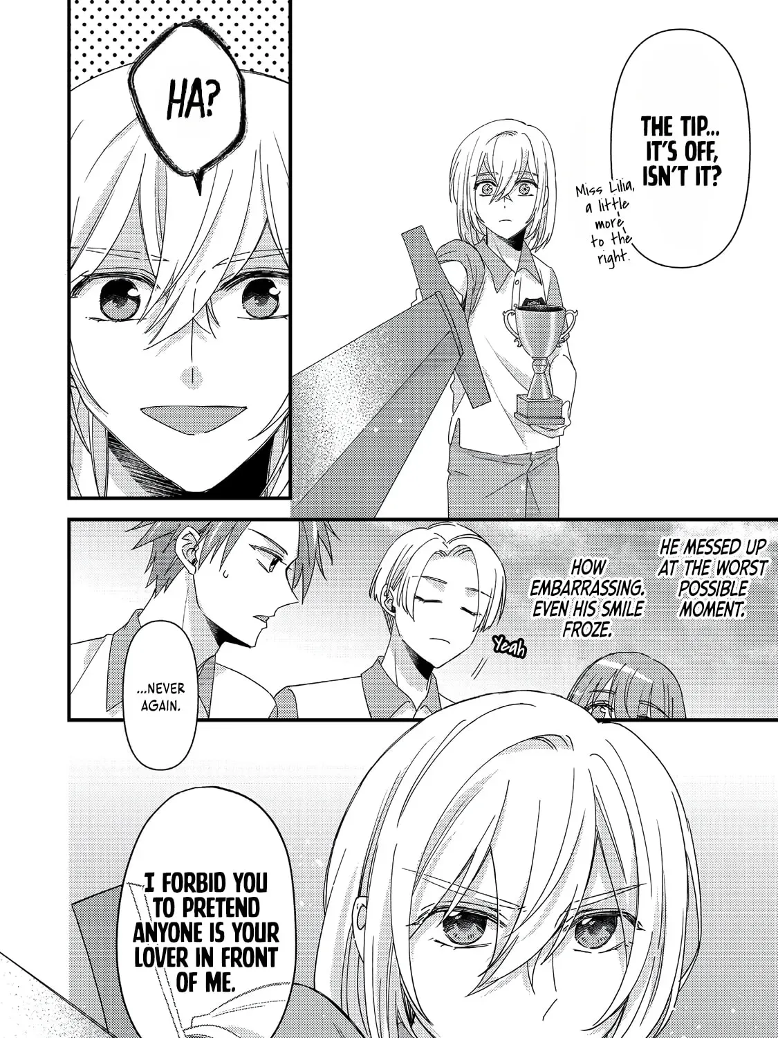 The villainess who is no better than an extra cross-dresses to be a love interest Chapter 13.3 page 6 - 